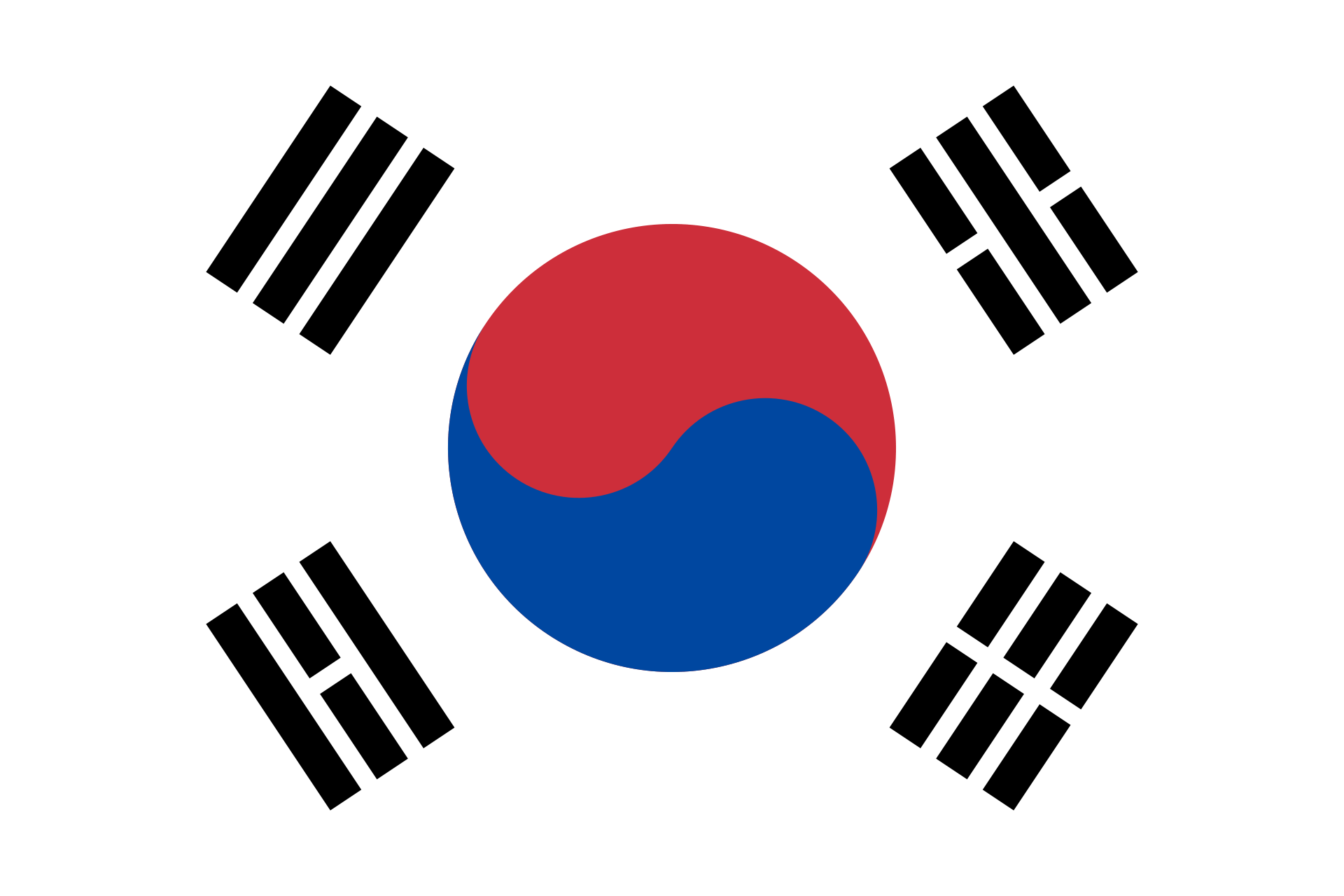 Koreanisch Flagge